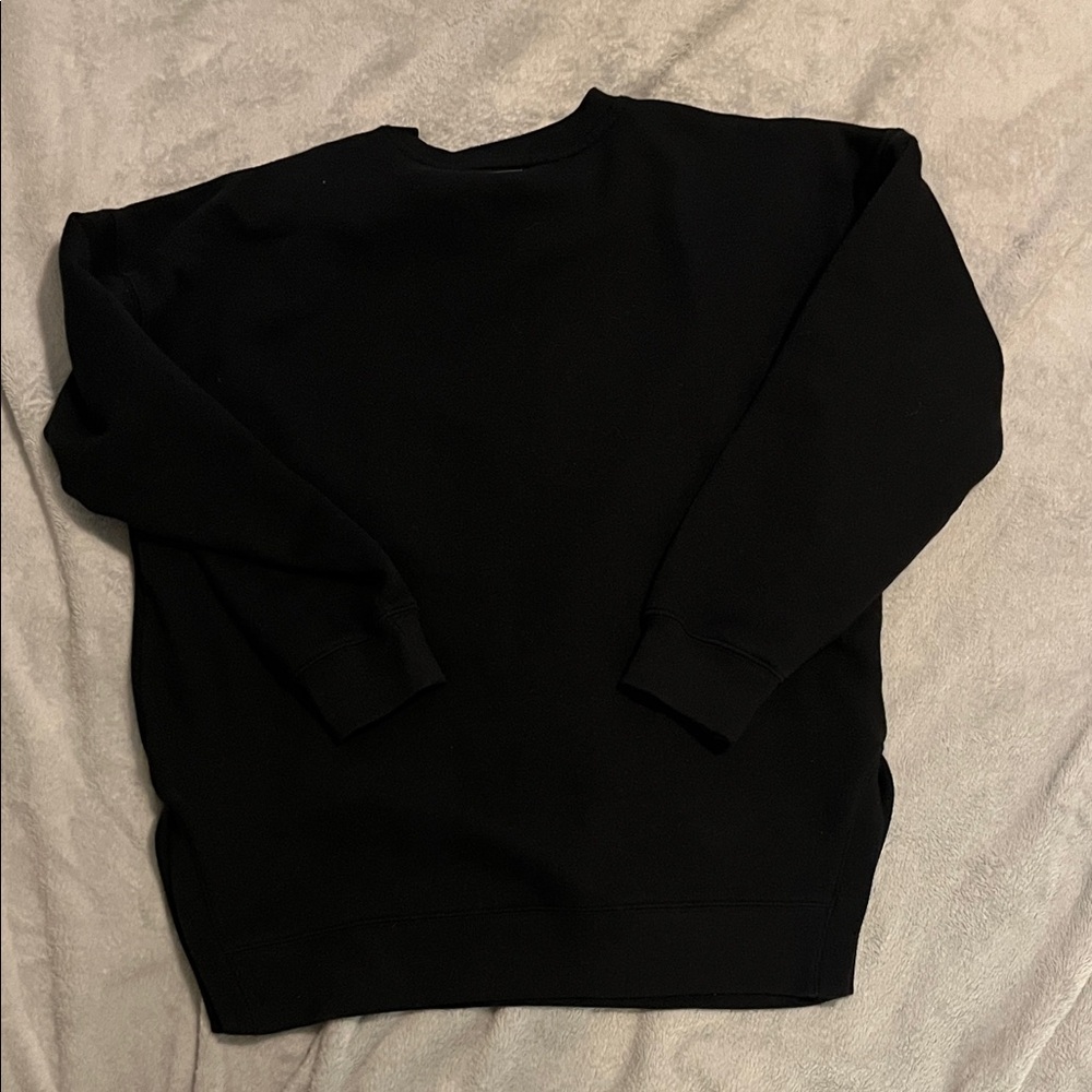 Victoria's Secret Cotton Fleece Mock Neck Pullover size M - Picture 3 of 4